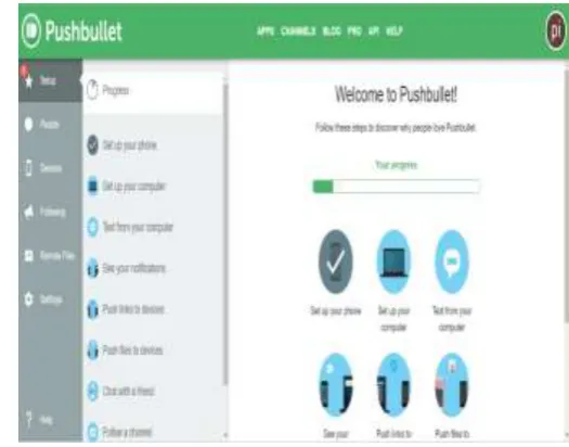 Figure 4.3: Pushbullet app 