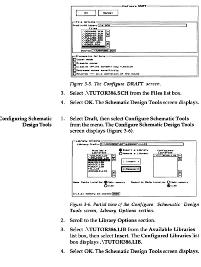 Figure 3-5. The Configure DRAFT screen. 