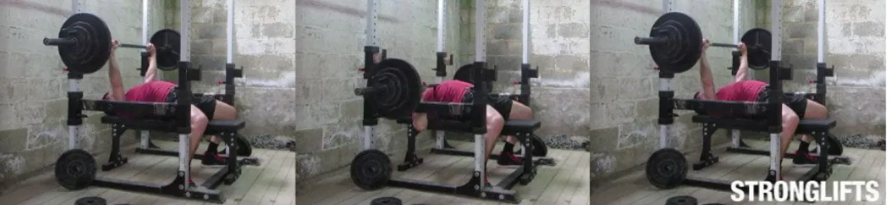 Figure 3 Bench Press Exercise  