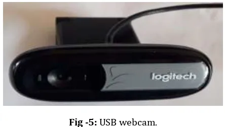 Fig -5: USB webcam. 
