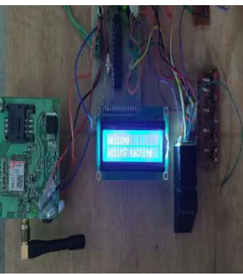 Figure 2 biometric EVM using Arduino Software 