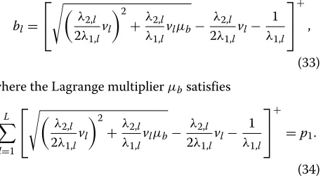 Table 1 An iterative algorithm to derive b and v