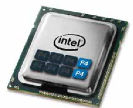 Figure 5. Intel Processor With Six of Eight Cores  Powered Down (i.e., P4 Low Power State) 