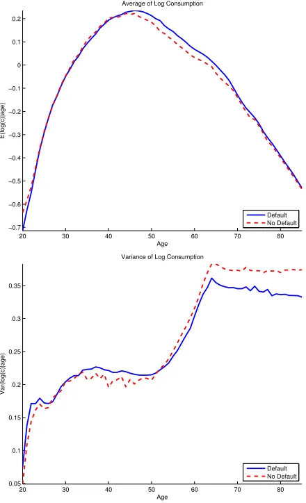 Figure 1.2: Log Consumption in Steady State