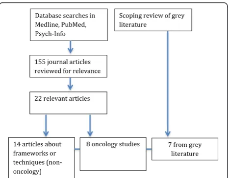 Fig. 1 Literature review strategy for priority setting techniques