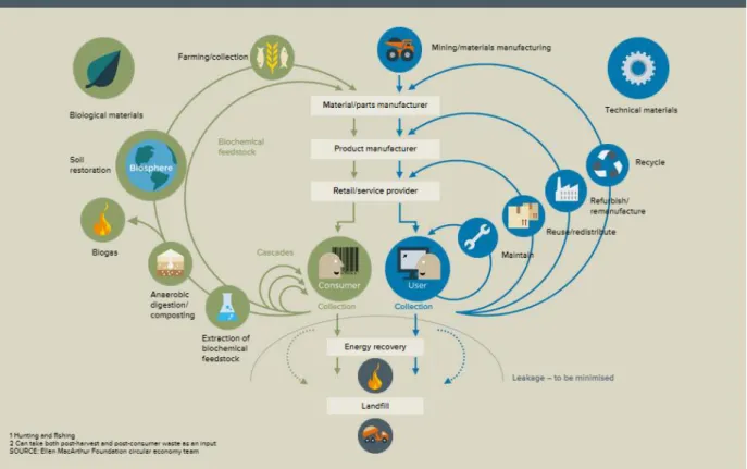 Figure 1  Circular Economy System Diagram 
