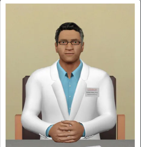 Fig. 1 “Dr. Halsey”, the virtual experimenter