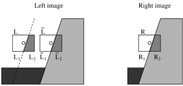 Figure 1: Typical decision conflict at object border.