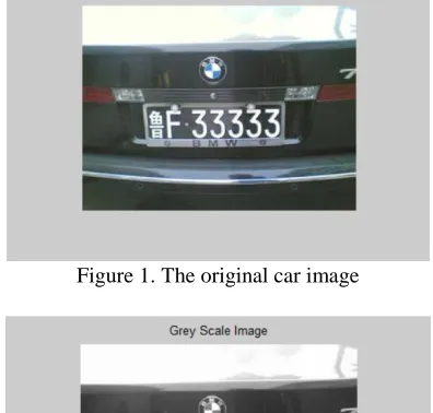 Figure 1. The original car image 