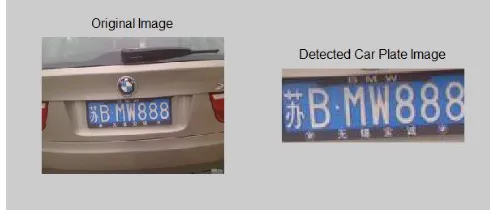 Figure 17. The detected car license plate-3  