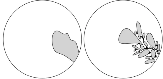 Figure 8: A domain A, sketch of a completed ε-admissible exploration of (Γ, A)