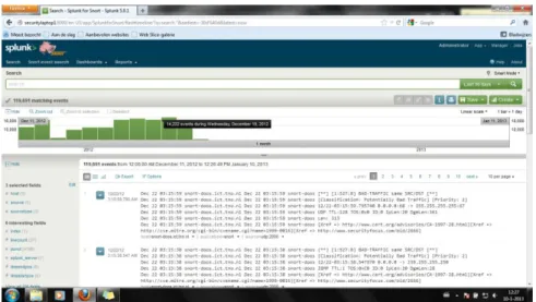 Figure 13: Snort module for Splunk 