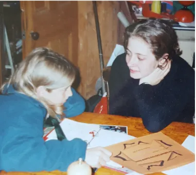 Figure 1.  I and Emma in about 1997. 