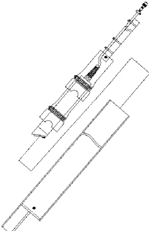 Figure 1-5: Typical DTS-12 deployment tube and deployment guide combination 