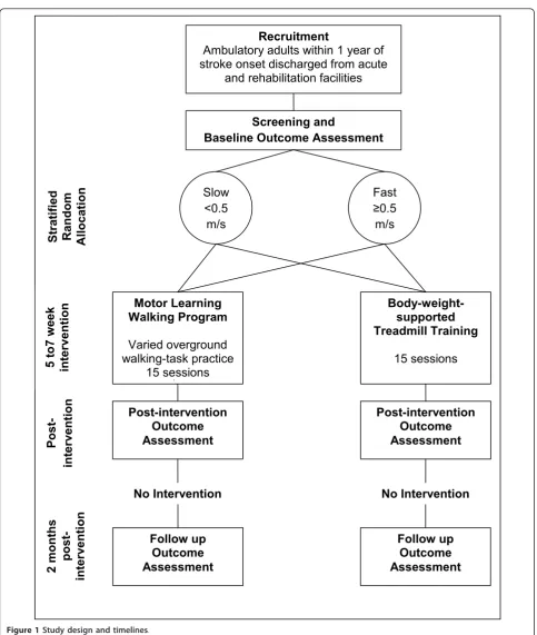 Figure 1 Study design and timelines.