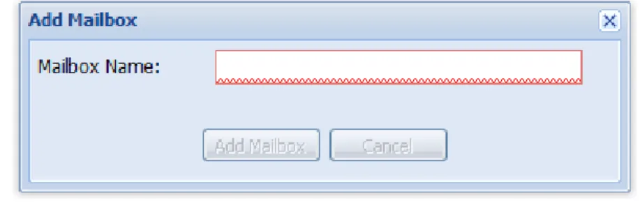 Figure 10 Mailbox Window 