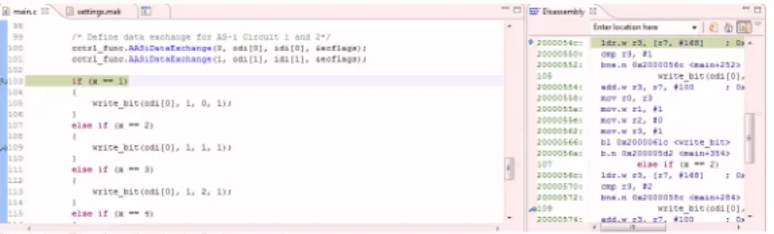 Fig. 6-7.   Second breakpoint in Debug-mode
