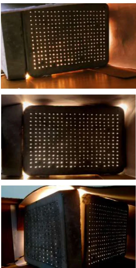 Fig-5.2: Light transmitting panel making using optical fibers 