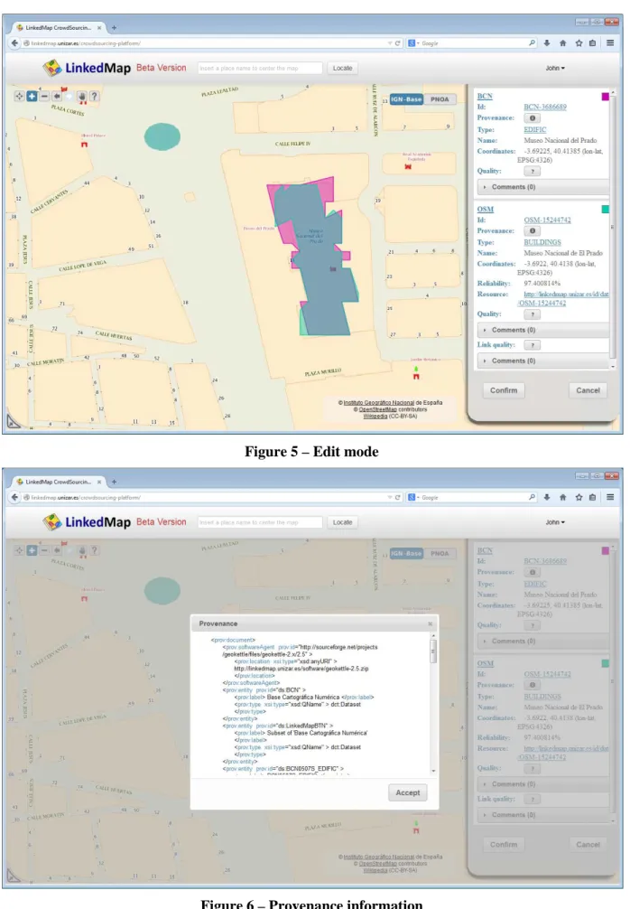 Figure 5 – Edit mode 