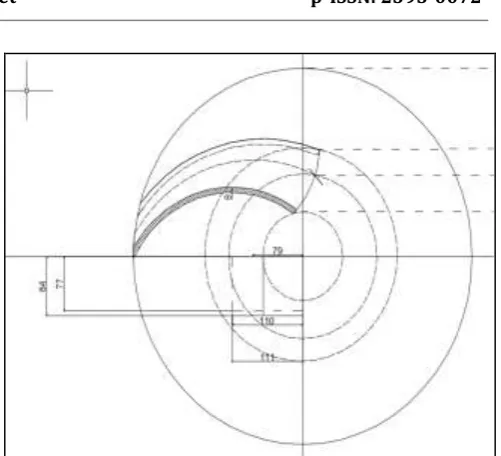 Table -1 Dimensions of Impeller  