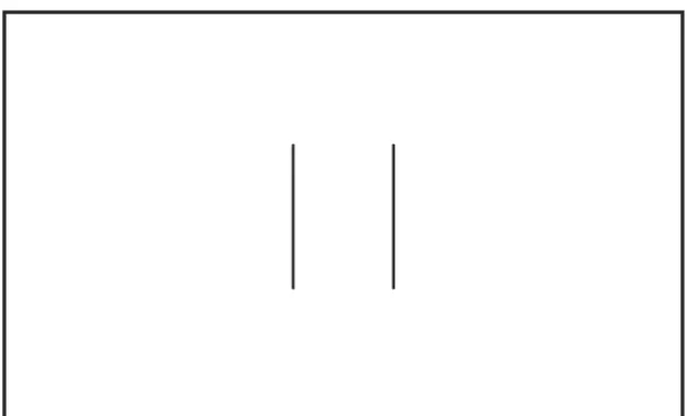 Figure 3.4: Parallel Lines Starting ShapeReproduced from TTCT Figural Part A, 1972 [154]