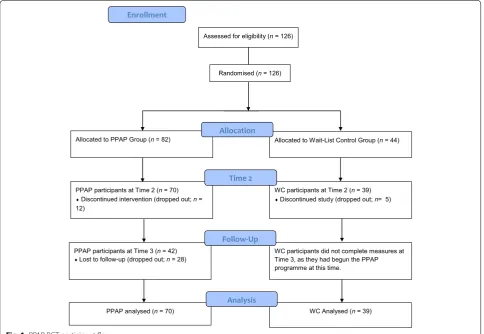 Fig. 1 PPAP RCT participant flow