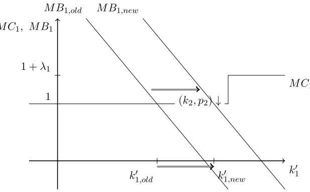 Figure 1.6: Marginal cost beneﬁt analysis strong ﬁrm