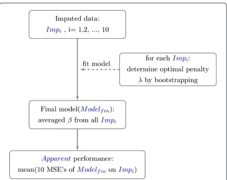 Figure 1 A summary of the model construction steps andevaluation of performance via the lasso.