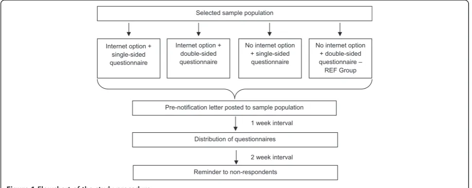 Figure 1 Flowchart of the study procedure.