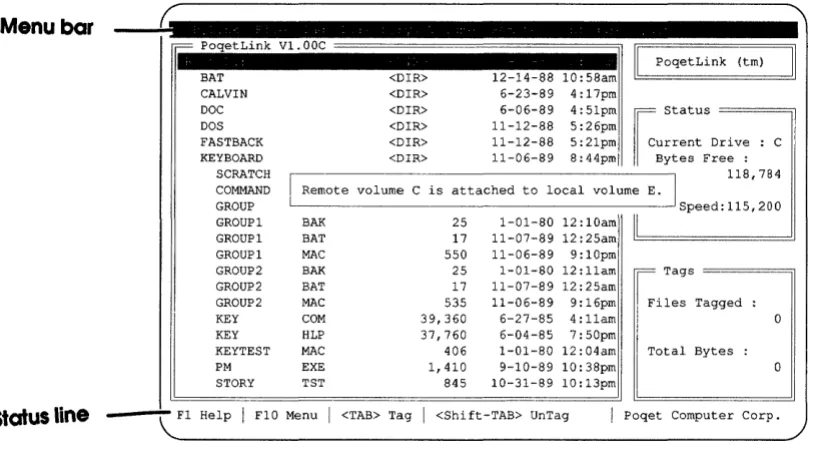 Figure 18 Connecting PoqetLink to the Desktop PC 