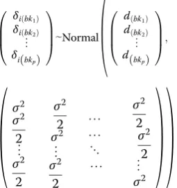 Table 1, a random effects NMA may be specified using