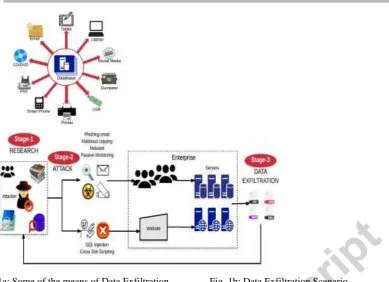 Fig. 1a: Some of the means of Data Exfiltration 