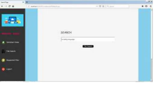 Fig -4.2.4 Search Module 