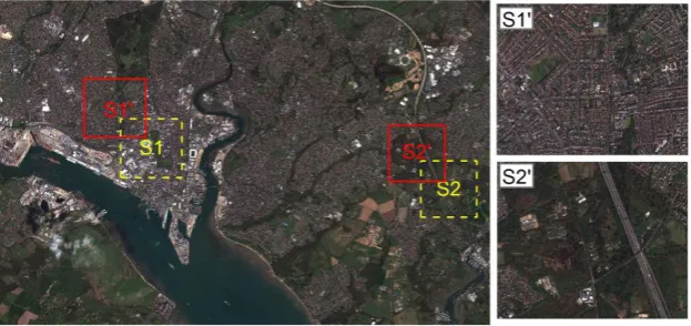 Figure 4 Additional WorldView-2 satellite sensor image covering the same region of Southampton 