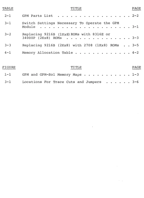 TABLE TITLE PAGE 
