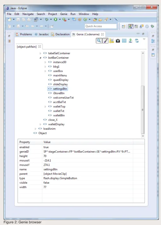 Figure 2: Genie browser