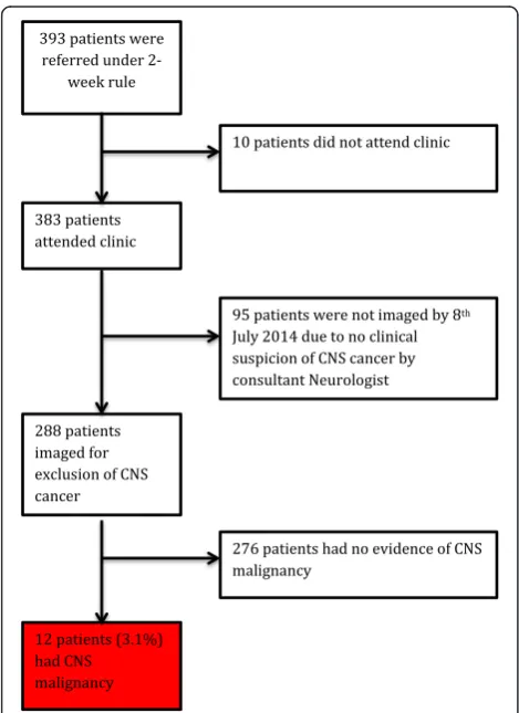 Fig. 1 Flow chart of patients recruited in the study