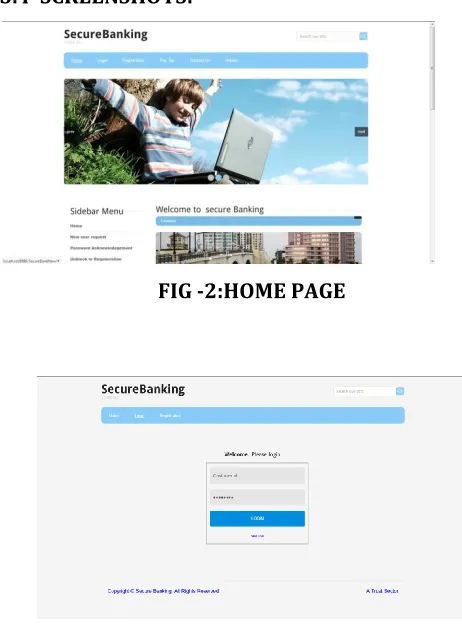 FIG -2:HOME PAGE 