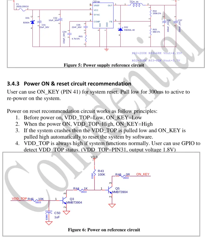 Figure 5: Power supply reference circuit 
