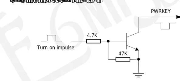 Figure 6:  Turn on the module using driving circuit