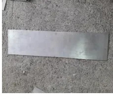 Fig 3: Flange plate with bolt holes 