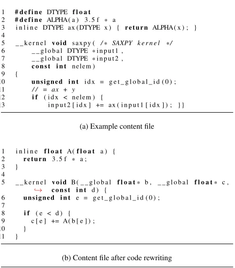 Figure 5. The code rewriting process, which transforms codeto make it more amenable to language modeling.