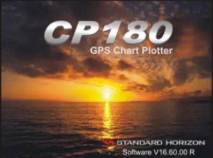 Figure 3.1.0 - Example of Start-Up page on CP180