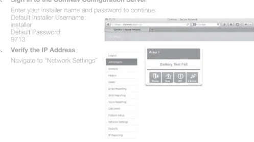 Diagram 9: ComNav Confi guration Server main menu