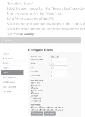 Diagram 10: ComNav Confi guration Server add/edit users