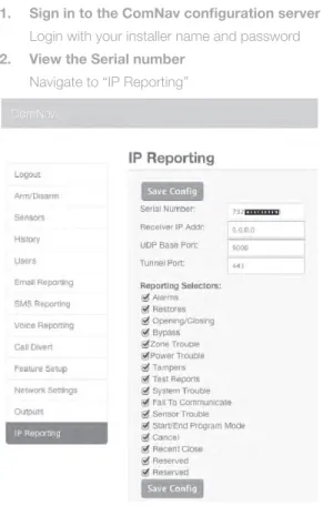 Diagram 12 - ComNav Confi guration Server network settings