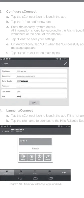Diagram 13 - ComNav xConnect App (Android)