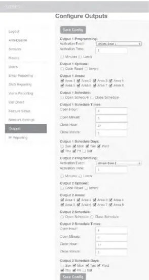 Diagram 17 - ComNav Confi guration Server - outputs