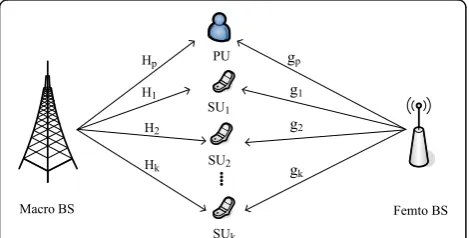 Fig. 1 MIMO cognitive radio system