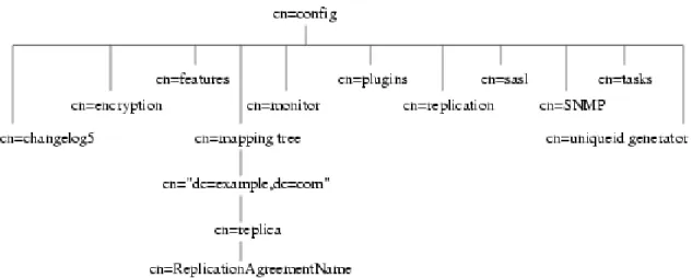 Figure 2.2. Directory Information Tree Showing Configuration Data